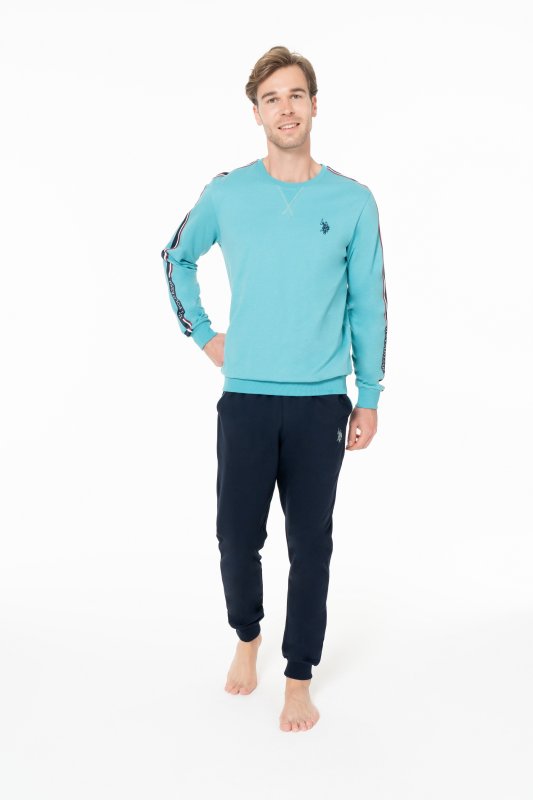 U.S.POLO ASSN. Pánský domácí komplet 18942 modrý | Vermali.cz